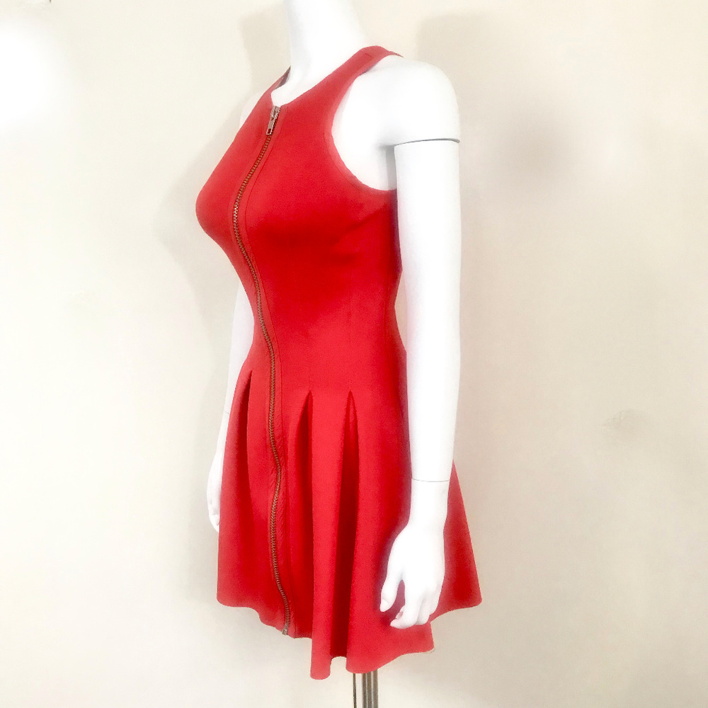 New Hot Sexy Red Scuba Dress - Picture 4 of 7